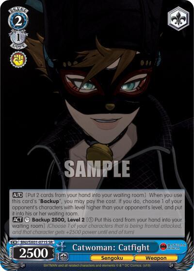Catwoman Catfight SR BNJ/SX01-071S SR Batman Ninja Card