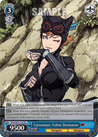 Catwoman Feline Demeanor BNJ/SX01-T16 TD Batman Ninja Card