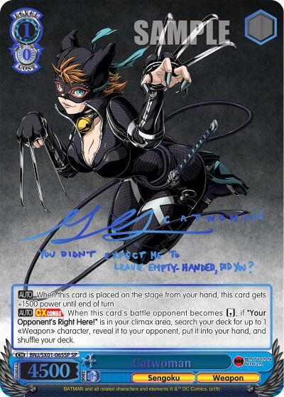 Catwoman SP BNJ/SX01-065SP SP Batman Ninja Card