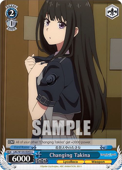 Changing Takina LRC/W105-E093 C Lycoris Recoil Card