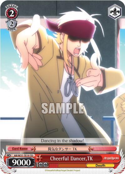 Cheerful Dancer TK AB/W31-TE19 TD Angel Beats! Re:Edit Card