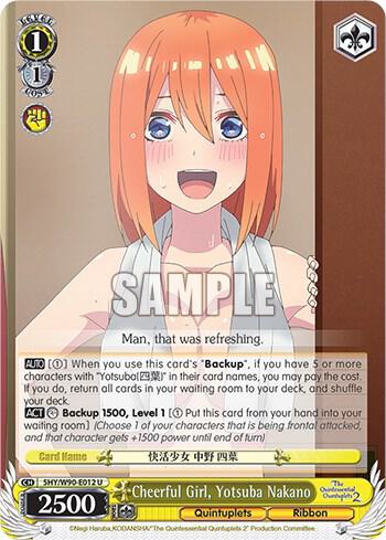 Cheerful Girl Yotsuba Nakano 5HY/W90-E012 U The Quintessential Quintuplets 2 Card