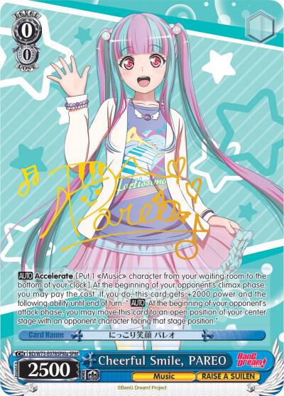 Cheerful Smile PAREO SPM A BD/W73-E078SPMa SPM BanG Dream! Vol.2 Card