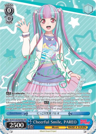 Cheerful Smile PAREO SPM B BD/W73-E078SPMb SPM BanG Dream! Vol.2 Card