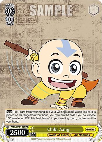 Chibi Aang ATLA/WX04-101 PR Avatar: The Last Airbender Card
