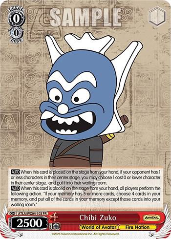 Chibi Zuko ATLA/WX04-103 PR Avatar: The Last Airbender Card