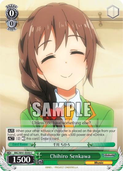 Chihiro Senkawa IMC/W41-E040 C The iDOLM@STER Cinderella Girls Card
