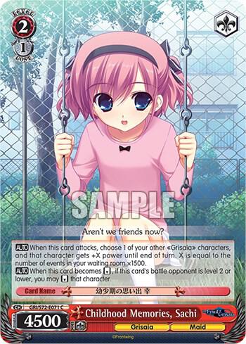 Childhood Memories Sachi GRI/S72-E071 C The Fruit of Grisaia Card