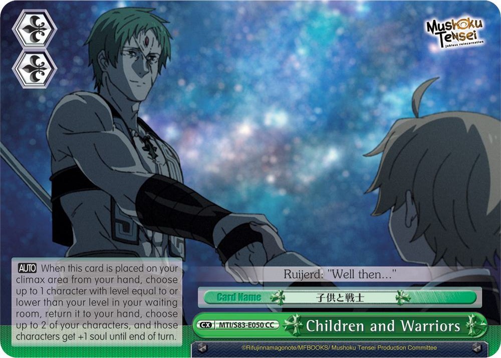 Children and Warriors MTI/S83-E050 CC Mushoku Tensei: Jobless Reincarnation Card