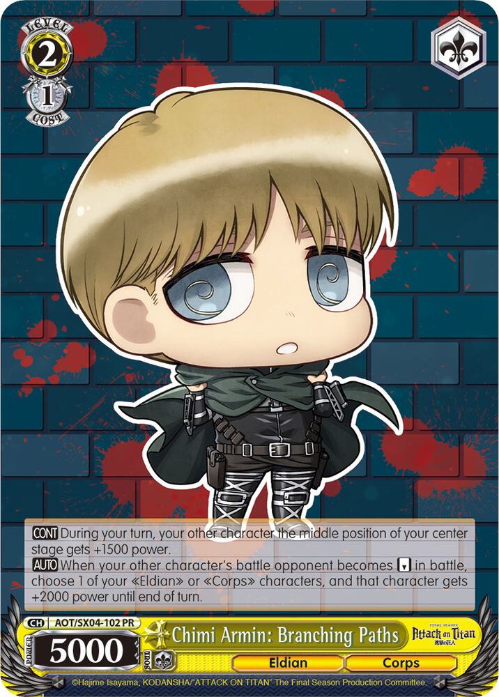 Chimi Armin Branching Paths AOT/SX04-102 PR Attack On Titan: Final Season Card