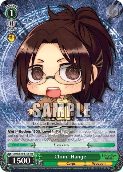 Chimi Hange AOT/S35-E105 PR Attack on Titan Card