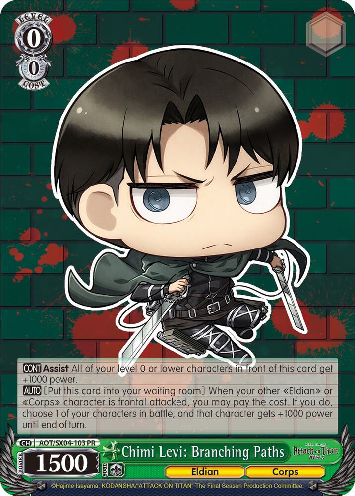 Chimi Levi Branching Paths AOT/SX04-103 PR Attack On Titan: Final Season Card