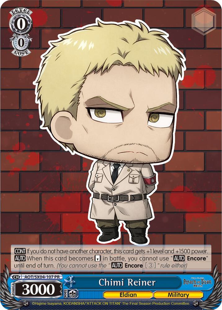 Chimi Reiner AOT/SX04-107 PR Attack On Titan: Final Season Card