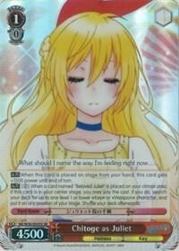 Chitoge as Juliet SR NK/W30-E055S SR NISEKOI -False Love- Card