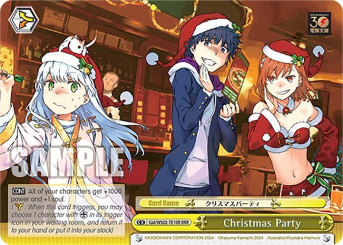 Christmas Party RRR Gid/WS02-TE10R RRR Dengeki Bunko Card