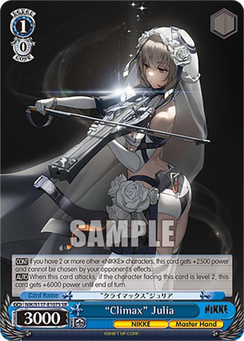 Climax Julia SR NIK/S117-E107S SR GODDESS OF VICTORY: NIKKE Card