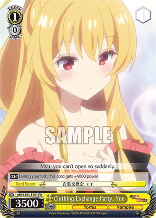 Clothing Exchange Party Yue ARI/S103-E101 PR Arifureta: From Commonplace to World's Strongest Card