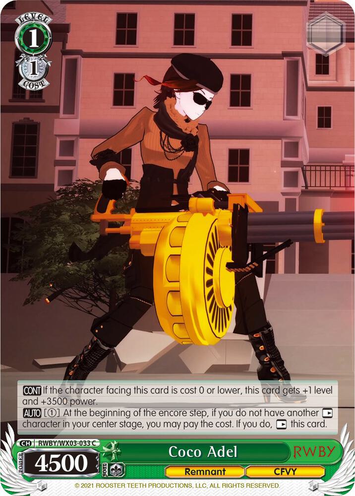 Coco Adel RWBY/WX03-033 C RWBY Card