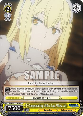 Compensating With a Lap Pillow Ais DDM/S88-E023 C Is it Wrong to Try to Pick Up Girls in a Dungeon? Card