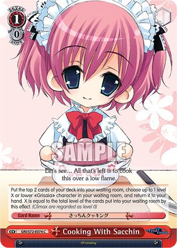 Cooking With Sacchin GRI/S72-E074 C The Fruit of Grisaia Card