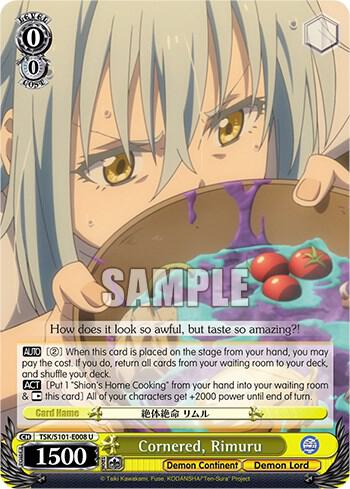 Cornered Rimuru TSK/S101-E008 U That Time I Got Reincarnated as a Slime Vol.3 Card