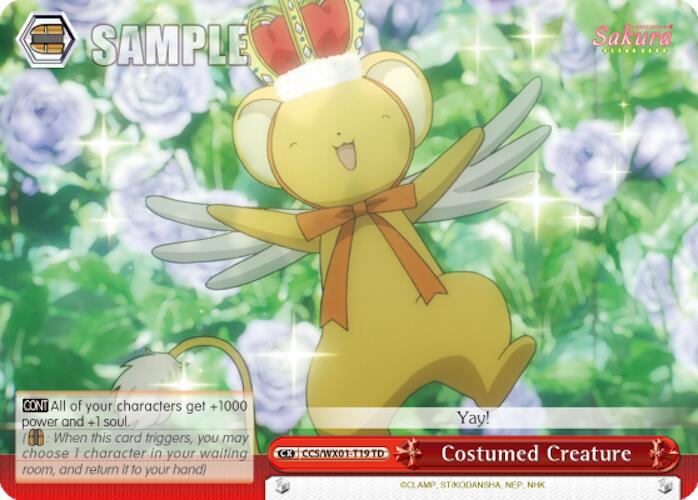 Costumed Creature CCS/WX01-T19 TD Cardcaptor Sakura: Clear Card Card
