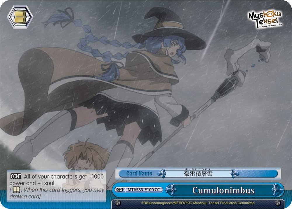 Cumulonimbus MTI/S83-E100 CC Mushoku Tensei: Jobless Reincarnation Card