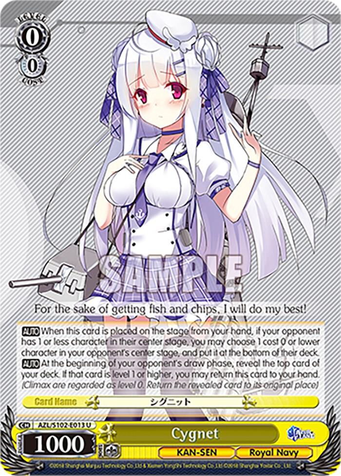 Cygnet AZL/S102-E013 U Azur Lane Card