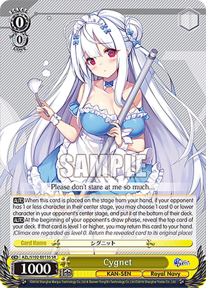 Cygnet SR AZL/S102-E013S SR Azur Lane Card