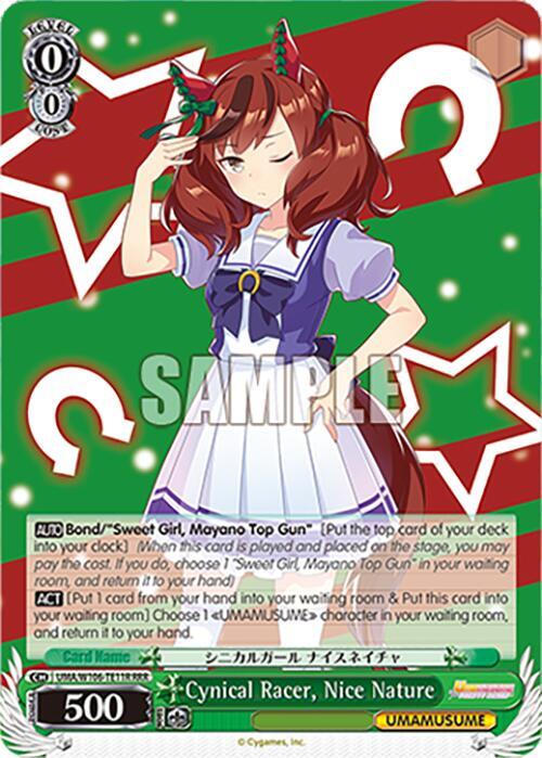 Cynical Racer Nice Nature RRR UMA/W106-TE11R Umamusume: Pretty Derby Card