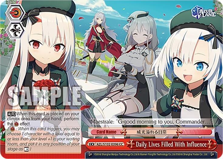 Daily Lives Filled With Influence AZL/S102-E096 CC Azur Lane Card