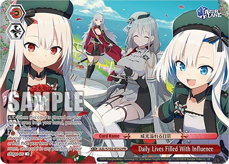 Daily Lives Filled With Influence PR AZL/S102-E152 PR Azur Lane Card