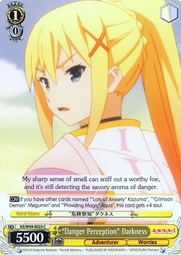 Danger Perception Darkness KS/W49-E023 C KonoSuba Card