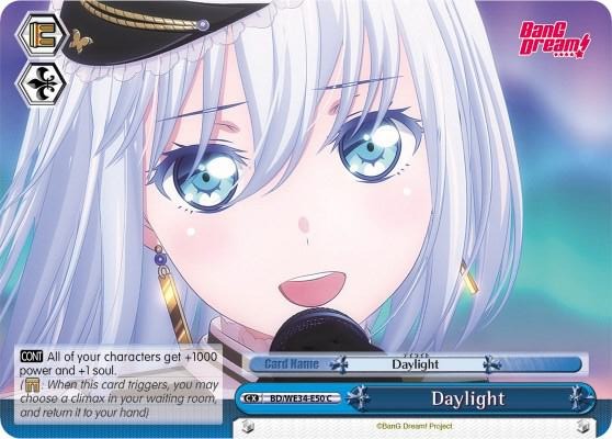 Daylight Parallel Foil BD/WE34-E50 C Morfonica x RAISE A SUILEN Card