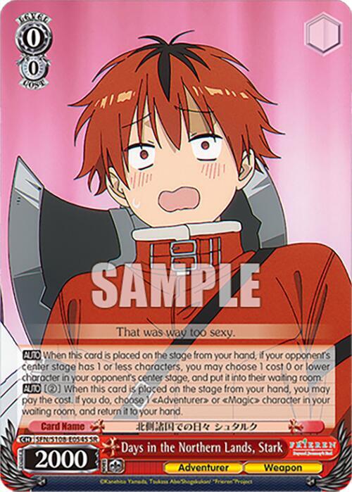 Days in the Northern Lands Stark SR SFN/S108-E054S SR Frieren: Beyond Journey’s End Card