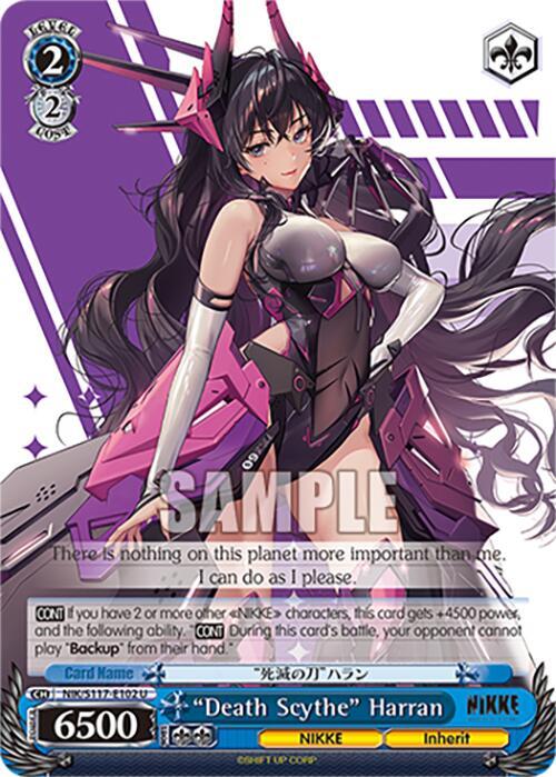 Death Scythe Harran NIK/S117-E102 U GODDESS OF VICTORY: NIKKE Card