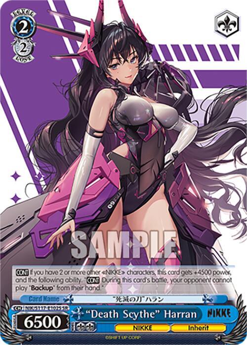 Death Scythe Harran SR NIK/S117-E102S SR GODDESS OF VICTORY: NIKKE Card