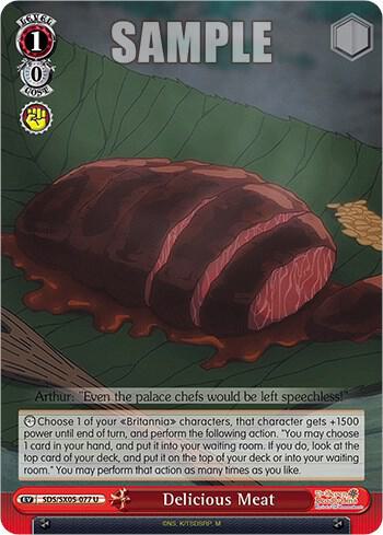 Delicious Meat SDS/SX05-077 U The Seven Deadly Sins: Revival of The Commandments Card