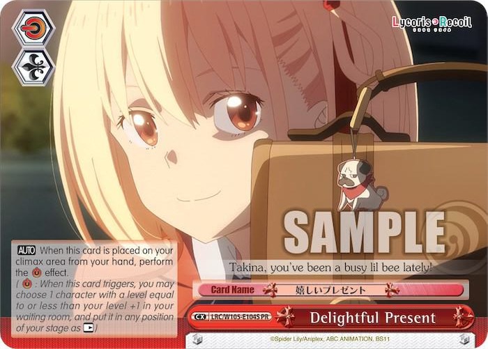 Delightful Present Foil LRC/W105-E104S PR Lycoris Recoil Card