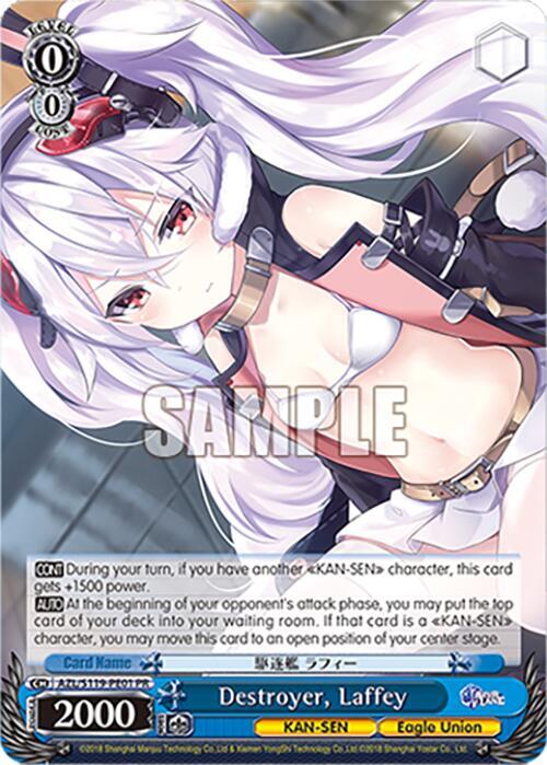 Destroyer Laffey PR AZL/S119-PE01 PR Azur Lane Vol. 2 Card