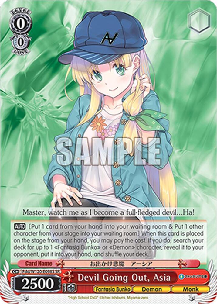 Devil Going Out Asia SR Fdd/W120-E098S SR Fujimi Fantasia Bunko Vol.2 Card