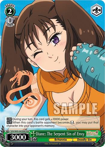 Diane The Serpent Sin of Envy DSR SDS/SX05-043DSR DSR The Seven Deadly Sins: Revival of The Commandments Card