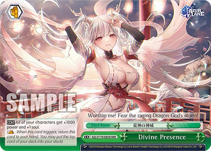 Divine Presence RRR AZL/S119-E065R RRR Azur Lane Vol. 2 Card