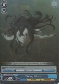 Diving Kirito Parallel Foil SAO/SE23-E26 C Sword Art Online II Card