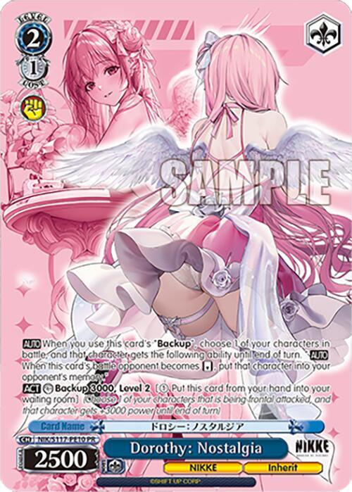 Dorothy Nostalgia PR NIK/S117-PE10 PR GODDESS OF VICTORY: NIKKE Card
