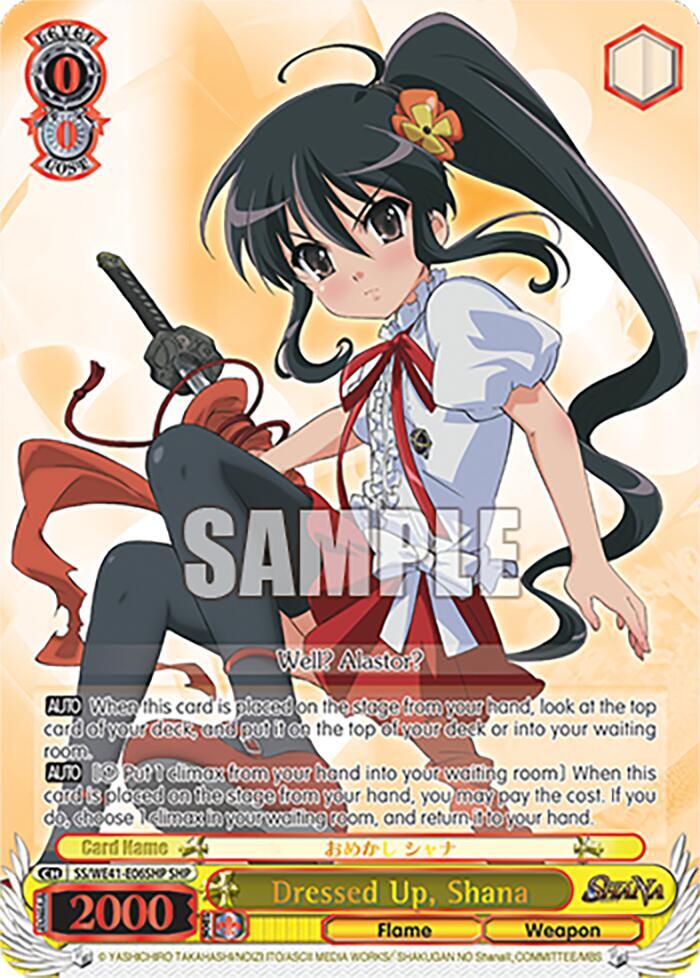 Dressed Up Shana SHP SS/WE41-E06SHP SHP Shakugan no Shana Premium Booster Card