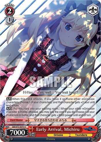Early Arrival Michiru GRI/S72-E072 C The Fruit of Grisaia Card