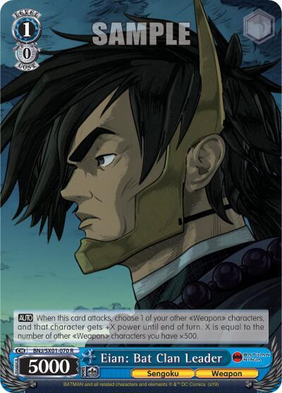 Eian Bat Clan Leader BNJ/SX01-070 R Batman Ninja Card
