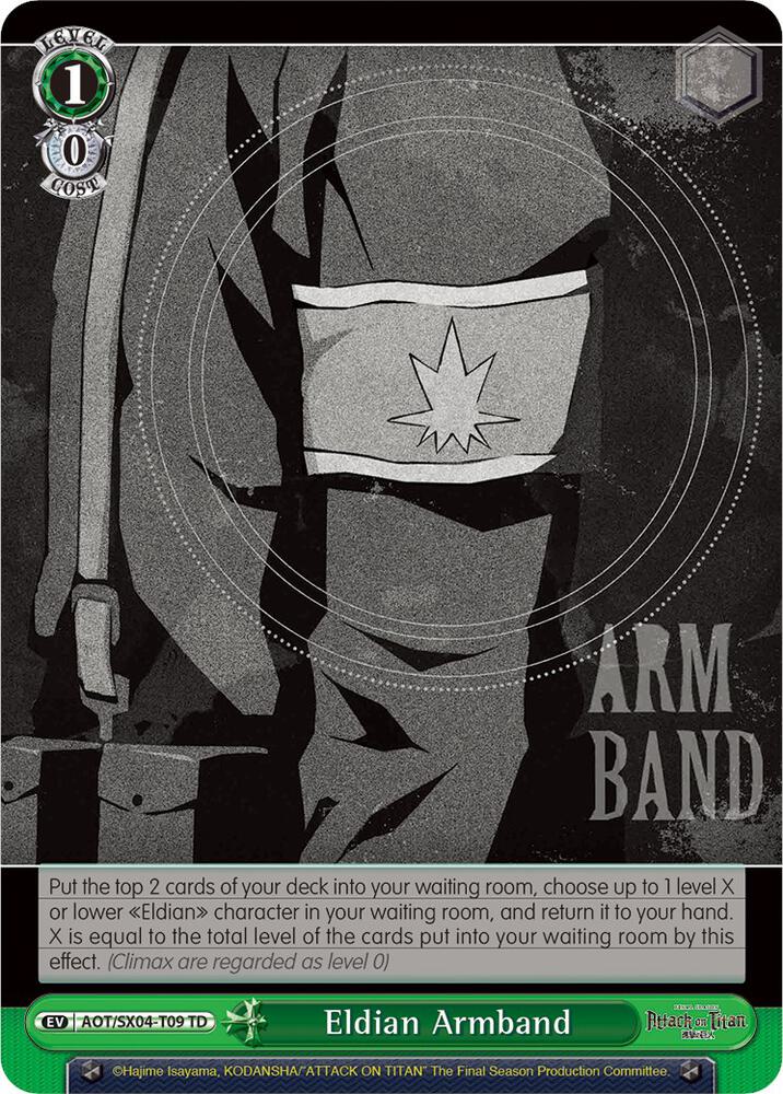 Eldian Armband AOT/SX04-T09 TD Attack On Titan: Final Season Card