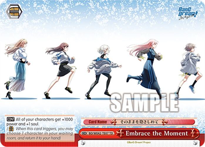 Embrace the Moment BD/WE42-TE07 TD BanG Dream! Girls Band Party! Countdown Collection Premium Booster Card